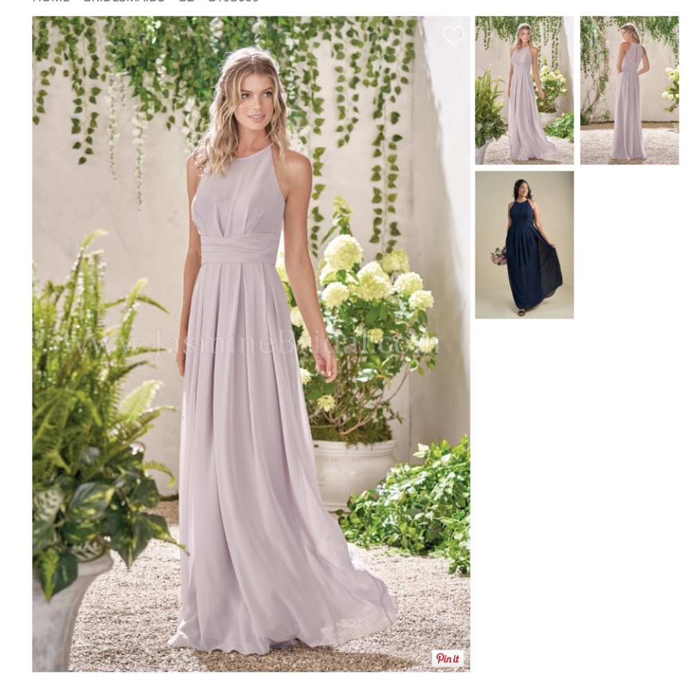 Jasmine B2 Bridesmaid Dress Graphite Size 14